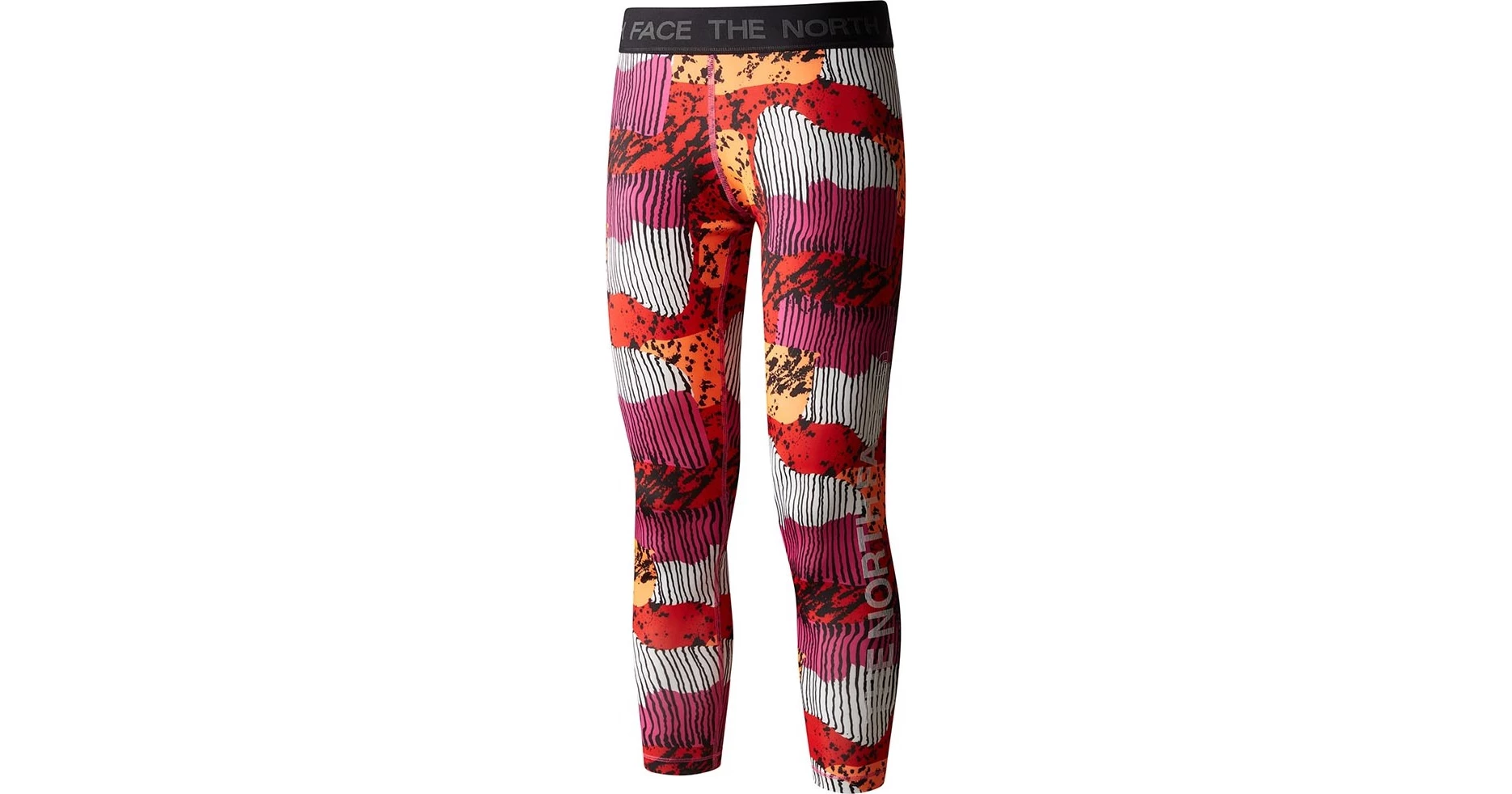 The North Face Flex Mid Rise Printed Leggings Γυναικείο Κολάν Καφέ