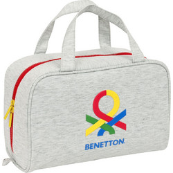 Benetton Pop S4308050 Παιδικό Νεσεσέρ Ταξιδίου με Θήκες 31x14x19cm Γκρι
