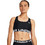 Under Armour HeatGear Mid Branded Sports Αθλητικό Μπουστάκι με Μέτρια Στήριξη & Ελαφριά Ενίσχυση Μαύρο 1383544-001