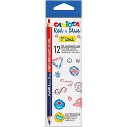 Carioca Red & Blue Maxi Ξυλομπογιά 12τμχ