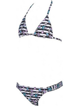 Arena Bikini Set Τριγωνάκι Μαύρο Λευκό 003086