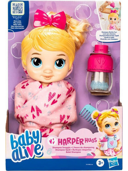 Hasbro Baby Alive Shampoo Snuggle Harper Hugs