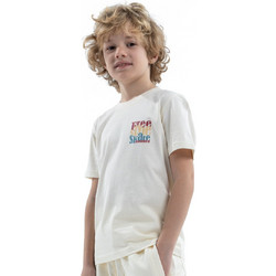 District75 Παιδικό T-Shirt Κοντομάνικο Λευκό 124KBSS-071-092