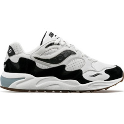 Saucony Grid Shadow 2 Ανδρικά Sneakers Λευκά Μαύρα S70773-3