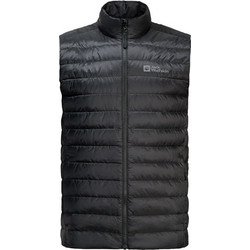 Jack Wolfskin Pilvi Done Αμάνικο Ανδρικό Μπουφάν Χειμωνιάτικο Bomber Αντιανεμικό Μαύρο 1207711-6000