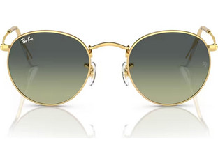 Ray-Ban RB3447 001/BH Γυαλιά Ηλίου Στρογγυλά Μεταλλικά Χρυσά με Μαύρο Polarized Φακό