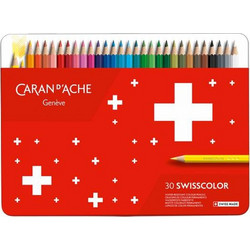 Caran d'Ache Κασετίνα Ξυλομπογιές Σετ 30τμχ