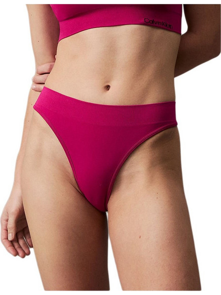 Calvin Klein Ψηλόμεσο Bikini Brazil Φούξια KW0KW02316-VCN
