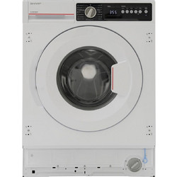 Sharp Built-in Washing Machine ES-NIB714WNA-EE Πλυντήριο Ρούχων 7kg 1400 Στροφών