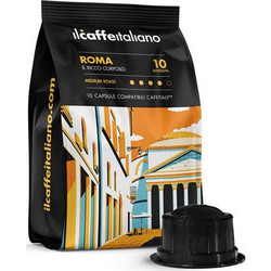 Il Caffe Italiano Κάψουλες Espresso Roma Συμβατές με Μηχανή Caffitaly 10τμχ