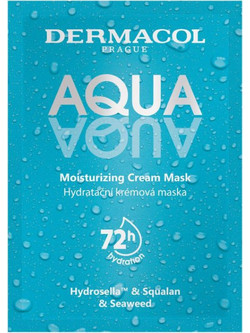 Dermacol Aqua Moisturizing Μάσκα Προσώπου για Ενυδάτωση με Υαλουρονικό 1τμχ