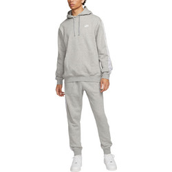 Nike Sportswear Ανδρικό Σετ Φόρμας Fleece με Λάστιχο Γκρι FB7296-063