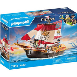 Playmobil Pirates Πειρατική Γαλέρα Ο Βασιλιάς των Πειρατών για 4-10 Ετών 71418