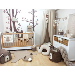 Baby Star Natura Σετ Κούνιας Beige 3τμχ