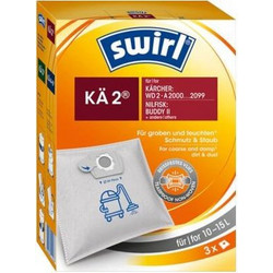 Swirl KA2 3τμχ Σακούλες Σκούπας 3τμχ Συμβατές με Σκούπα Karcher