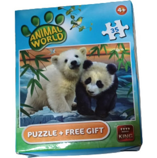 Παιδικό Puzzle King Mini Animas World 35 Κομμάτια 005320F