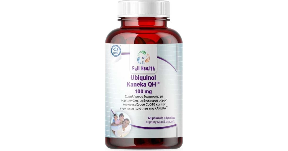 Full Health Ubiquinol Kaneka Qh 100mg 60 Μαλακές Κάψουλες Bestpricegr 7199