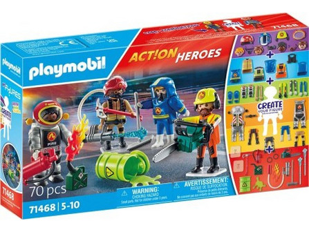 Playmobil Action Heroes My Figures Επιχείρηση Πυροσβεστικής για 5-10 Ετών 71468