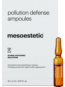 Mesoestetic Pollution Defence Ampoules Αντιγηραντικό Serum Προσώπου με Νιασιναμίδη 10x2ml