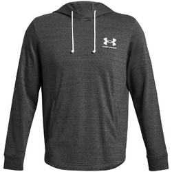 Under Armour Rival Terry Hoodie Ανδρικό Αθλητικό Φούτερ με Κουκούλα Ανθρακί 1370401-025