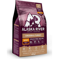Alaska River Adult Sterilised Grain Free with Chicken & Turkey 400gr