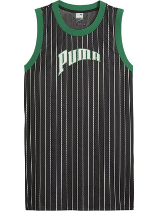 Puma Team For Fanbase Mesh Up Tank Mini Καλοκαιρινό Καθημερινό Φόρεμα Μαύρο 624605-01