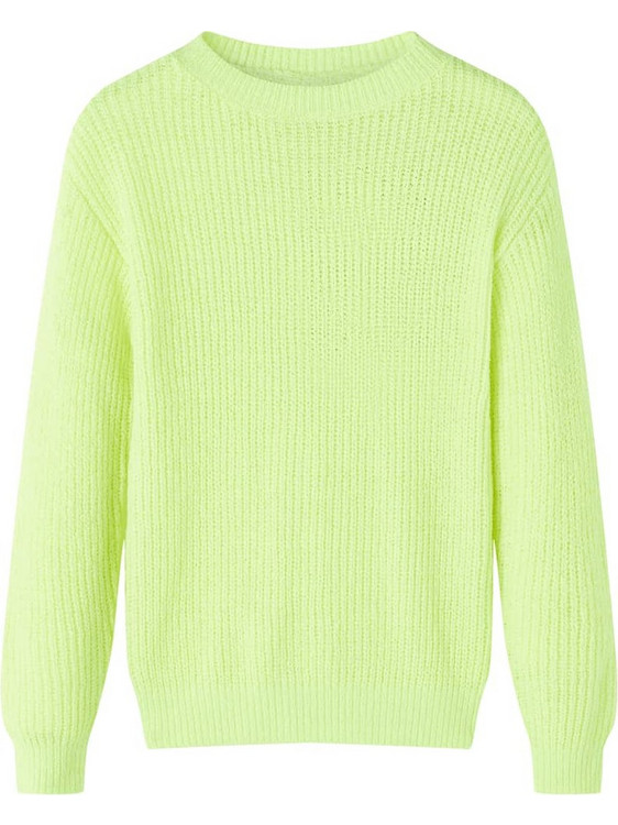 vidaXL Παιδικό Πουλόβερ Μακρυμάνικο Lime 14577