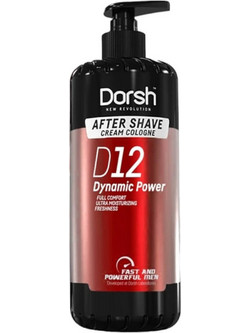 Dorsh D12 Dynamic Power After Shave Cologne 400ml