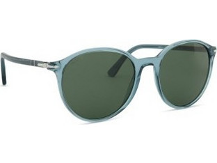 Persol PO3350S 120431 Γυαλιά Ηλίου Στρογγυλά Κοκάλινα Μπλε με Μαύρο Polarized Φακό