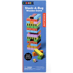Kikkerland Ξύλινο Jenga Επιτραπέζιο Παιχνίδι για Παιδιά 5+ Ετών για 2-4 Παίκτες
