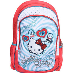SunCe Hello Kitty Σχολική Τσάντα Πλάτης Δημοτικού Πολύχρωμη HCH-7430