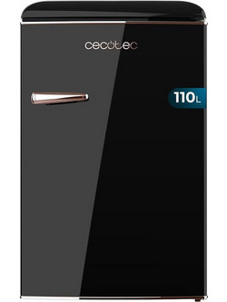 Cecotec CEC-02748 Retro Μονόπορτο Ψυγείο 90lt Υ90xΠ45.5xΒ53.5cm Μαύρο