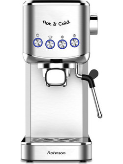 Rohnson R-98013 Αυτόματη Μηχανή Espresso 1350W 20bar