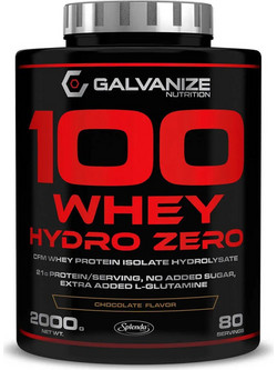 Galvanize Nutrition 100 Whey Hydro Zero Chocolate Πρωτεΐνη Ορού Γάλακτος Γράμμωσης 2kg