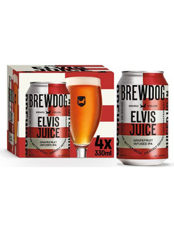 Brewdog Elvis Juice Can Μπύρα Κουτάκι 4x330ml