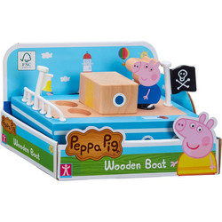 Character Options Peppa Pig Ξύλινη Βάρκα με Φιγούρα George