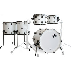 DS Drum Rebel Custom White Snake/Black Nickel