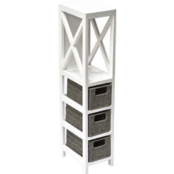 Eurocasa Ραφιέρα Μπάνιου Δαπέδου MDF 9815