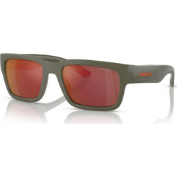Arnette AN4326U 28546Q Ανδρικά Γυαλιά Ηλίου Τετράγωνα Κοκάλινα Γκρι με Πορτοκαλί Polarized Φακό