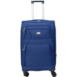 Rain RB6007 Βαλίτσα Μεσαία 67x41x28cm με 4 Ρόδες Μπλε