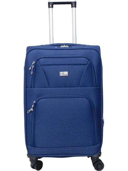 Rain RB6007 Βαλίτσα Μεσαία 67x41x28cm με 4 Ρόδες Μπλε