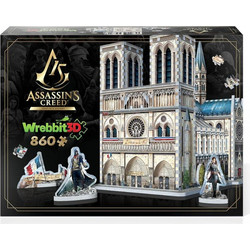 Puzzle Wrebbit 3D Puzzle Assassin's Creed Unity Notre-Dame De Paris 3D 860 Κομμάτια