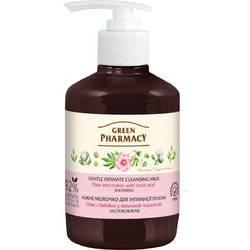 Green Pharmacy Gel for Intimate Hygiene Τζελ Καθαρισμού με Βρώμη & Βαμβάκι 370ml