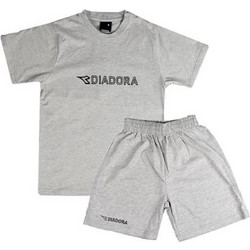Diadora Παιδικό Σετ για Αγόρι Καλοκαιρινό Γκρι D115337J