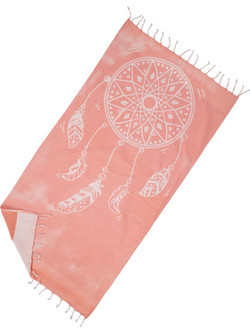 Dream Catcher Πετσέτα Θαλάσσης Microfiber Ροζ