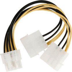 Nedis CCGP74400VA015 Καλώδιο Τροφοδοσίας 8-Pin EPS Male to 2 x 4-Pin Molex Male 0.15m Multicolor