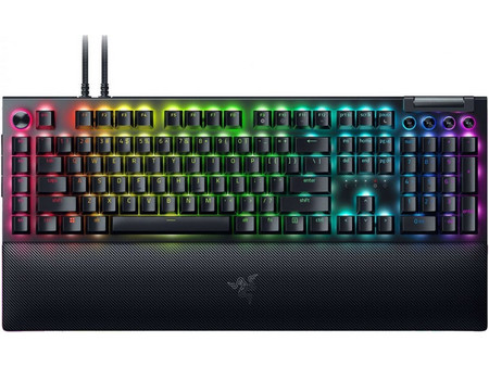Razer BlackWidow V4 Pro Μηχανικό Gaming Πληκτρολόγιο με Razer Yellow Silent Διακόπτες RGB Black