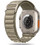 Tech-Protect Nylon Pro Λουράκι Υφασμάτινο Titanium / Olive (Apple Watch 42 / 44 / 45mm)