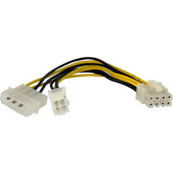 StarTech EPS48ADAP Καλώδιο Τροφοδοσίας 4-Pin EPS Male to 8-Pin EPS Female 0.15m Multicolor