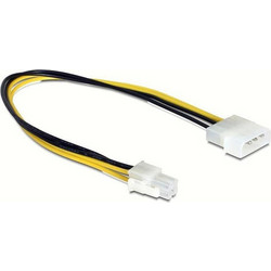 Tragant 65611 Καλώδιο Τροφοδοσίας 4-Pin Molex Male to 4-Pin EPS 0.3m Multicolor